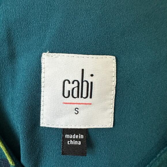 CABI Still Life Top Multicolor Floral V-Neck Lined Sheer Cami Tank Boho - Picture 8 of 11